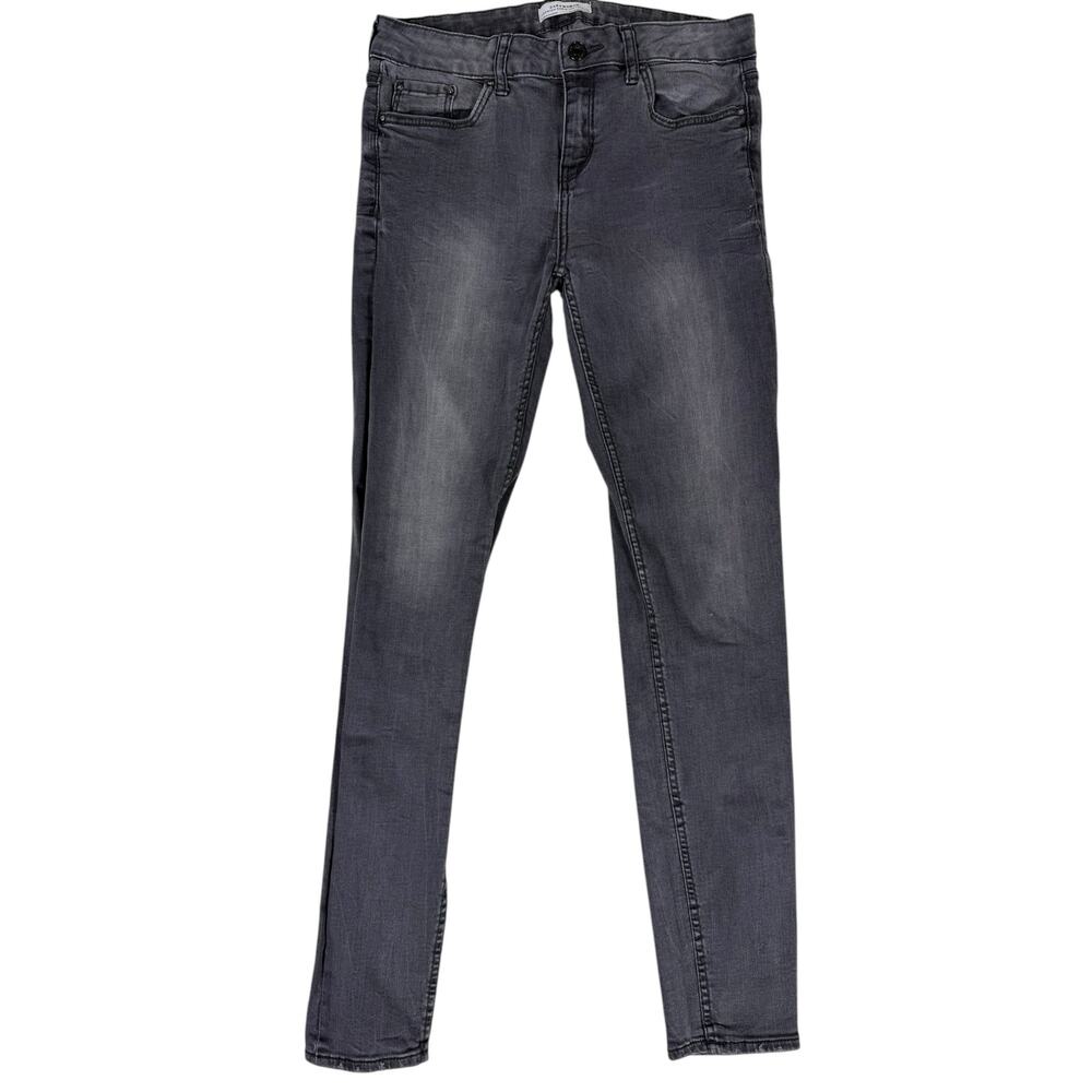 Zara Women Premium Denim Black Skinny Jeans Size 6